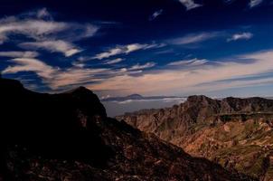 vue panoramique sur les montagnes photo