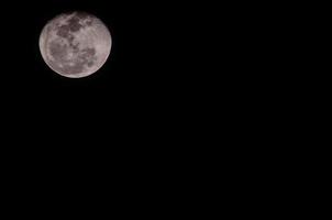 vue rapprochée de la lune photo