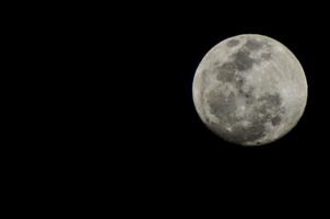 vue rapprochée de la lune photo