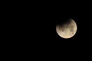 vue rapprochée de la lune photo