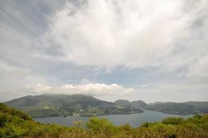 vue panoramique sur les montagnes photo