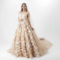 mariée élégante dans une robe de mariée photo