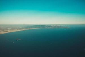 côte californienne d'en haut photo