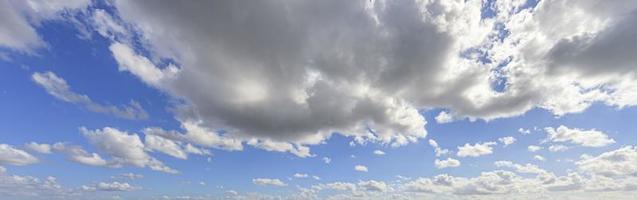 image d'un ciel partiellement nuageux et partiellement dégagé pendant la journée photo