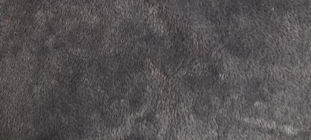 texture d'arrière-plan en tissu peluche gris, motif de matériau doux photo