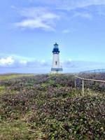 phare de yaquina à newport oregon photo