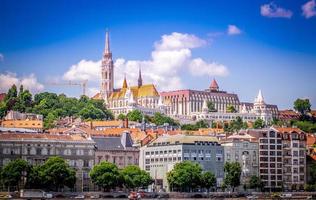 Vue de buda de pest, budapest photo