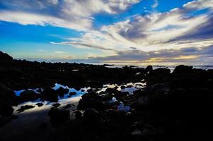 vue panoramique sur l'océan photo