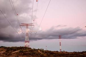 vue sur poteau électrique photo