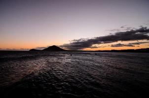 vue panoramique sur l'océan photo