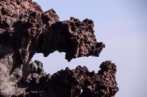 gros plan de la texture des roches photo