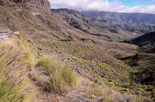 vue panoramique sur les montagnes photo