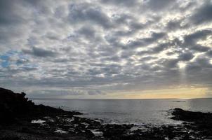 vue panoramique sur la côte photo