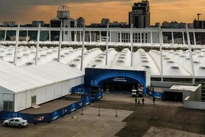 kyiv, ukraine - 24 mai 2018 finale officielle de l'ucl à kyiv, ukraine avant la finale de la ligue des champions de l'uefa 2018 photo