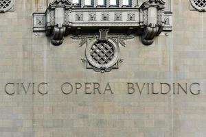 bâtiment de l'opéra civique - chicago photo