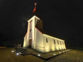 église vik, islande photo