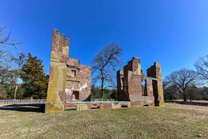 jamestowne historique est le site du patrimoine culturel qui était l'emplacement du fort james de 1607 et de la ville de jamestown au 17e siècle photo