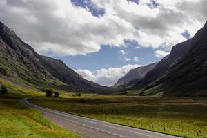 ecosse-chaîne de montagnes des trois soeurs à glencoe photo