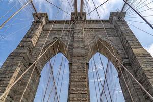 vue sur le pont de manhattan depuis dumbo photo