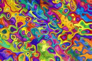 fond dégradé coloré. graphique de mouvement holographique abstrait. animation colorée abstraite. fond liquide multicolore. belle texture dégradée photo