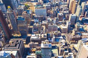 vue de manhattan depuis l'empire state building, new york photo