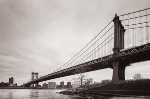 pont de manhattan, new york, états-unis photo