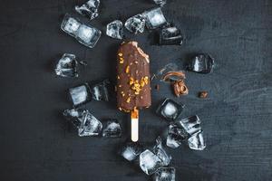 barre de glace au chocolat