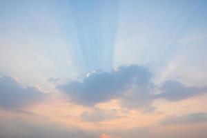 le ciel et les nuages photo