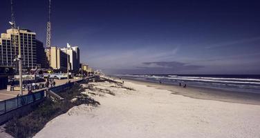 Daytona, plage, Floride, hiver 2016 - les gens sur une plage photo