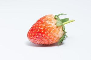 fraise sur fond blanc photo