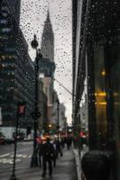 chrysler building par une soirée nuageuse photo