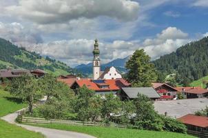 Village d'oberau,wildschoenau, Tyrol, Autriche photo