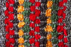 texture de tissus tissés à tisser multicolores photo