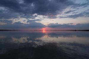 ondulations dans l'eau paysage photo