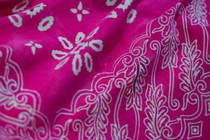 Close up vieux tissu batik, héritage de grand-mère photo