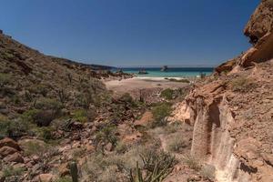 volcan rock et pierre baja california sur mer paysage photo