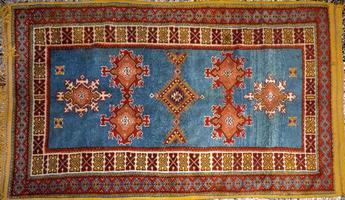 tapis persan vieux antique vintage photo