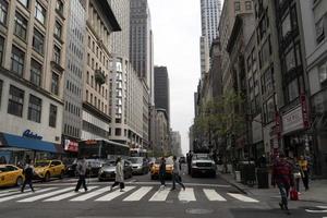 new york, usa - 5 mai 2019 - embouteillage des rues de la ville photo