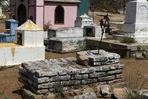 Vieux cimetière mexicain à el triunfo mining village baja california sur photo