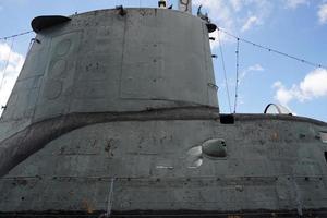 Vieux sous-marin marine navire détail photo