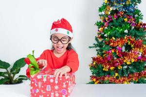 enfant fille noel photo