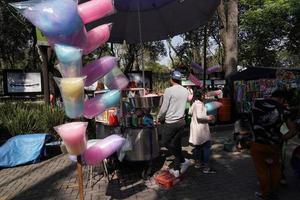 mexico, 3 février 2019 - parc de la ville chapultepec bondé de gens le dimanche photo