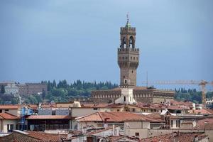 florence italie vieilles maisons toits détail photo