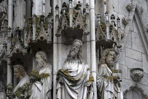 détail de la cathédrale du dôme de regensburg en allemagne site de l'unesco photo