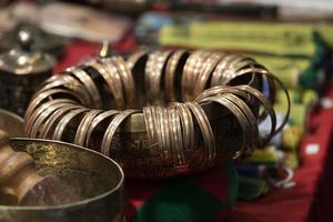 collier de bracelet métallique tibétain photo