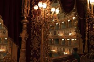 Venise, Italie - 15 septembre 2019 - vue intérieure du théâtre la fenice photo