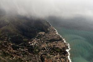 gênes italie côte vue aérienne photo