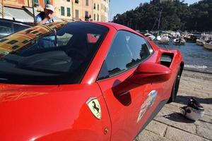 portofino, italie - 20 octobre 2018 - rallye ferrari rassemblant la convention supercar photo