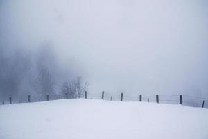 paysage d'hiver dans les alpes autrichiennes photo