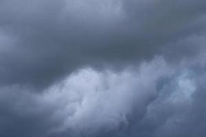 temps orageux et nuages sombres photo